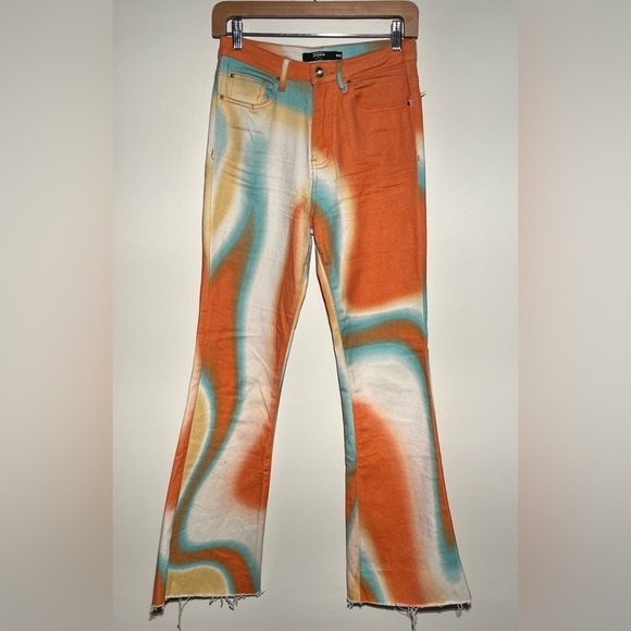 Jaded London Ombré Swirl High Waisted Pants - Picture 2 of 15